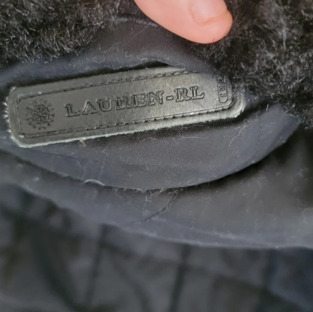 RL Ralph Laure traditional winter supplies black women's winter vest sz Medium